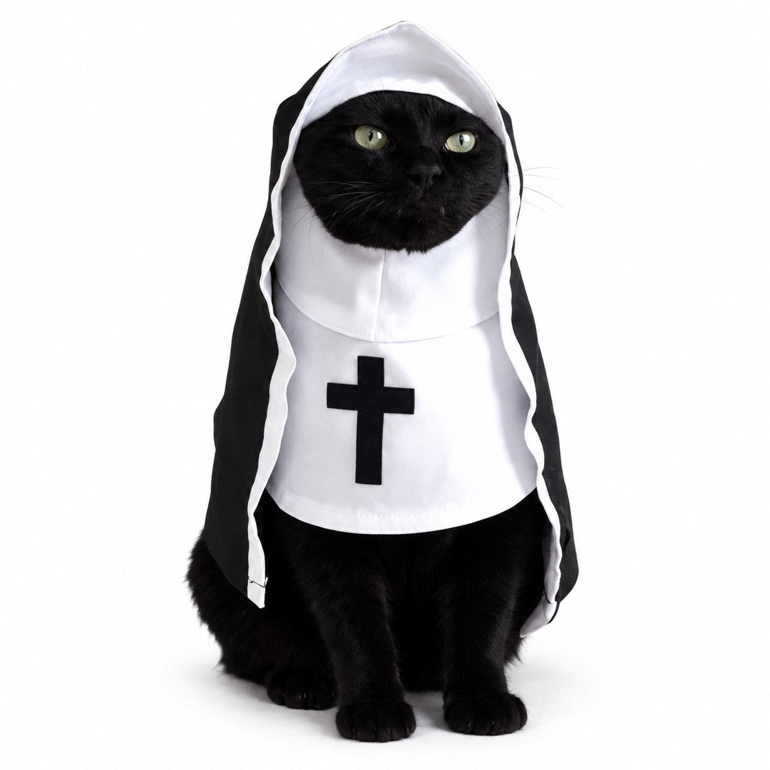 Meowfits Nun cat costume