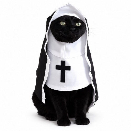 Meowfits Nun cat costume
